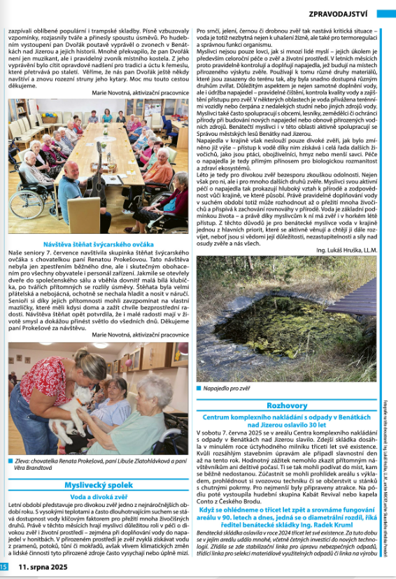 Zpravodaj Benátecka 8/2025