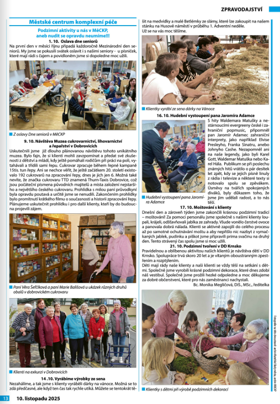 Zpravodaj Benátecka 11/2025