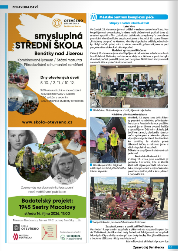 Zpravodaj Benátecka 9/2026
